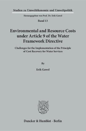 Environmental and Resource Costs under Article 9 of the Water Framework Directive