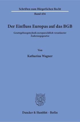 Der Einfluss Europas auf das BGB