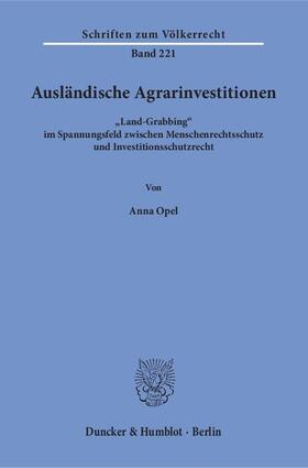 Ausländische Agrarinvestitionen