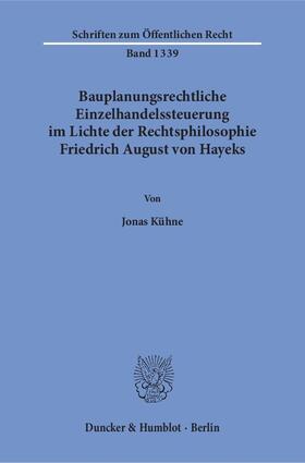 Kühne, J: Bauplanungsrechtliche Einzelhandelssteuerung