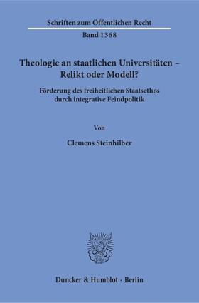 Theologie an staatlichen Universitäten - Relikt oder Modell?