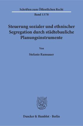 Ramsauer, S: Steuerung sozialer und ethnischer Segregation d