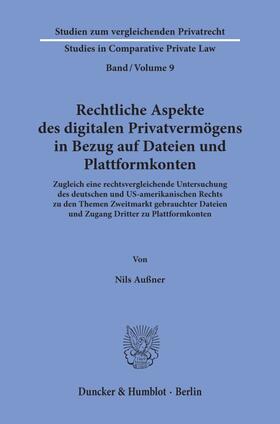 Außner, N: Rechtliche Aspekte des digitalen Privatvermögens