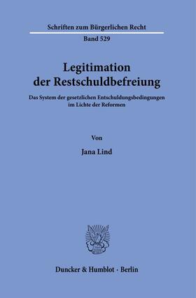 Legitimation der Restschuldbefreiung.