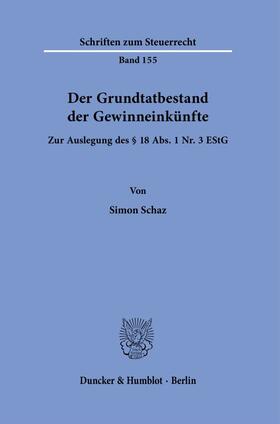 Der Grundtatbestand der Gewinneinkünfte