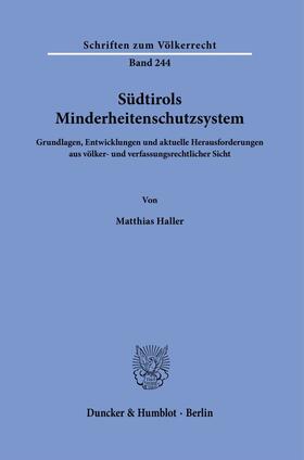 Südtirols Minderheitenschutzsystem