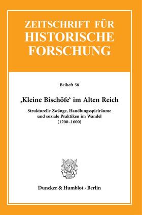 >Kleine Bischöfe< im Alten Reich.