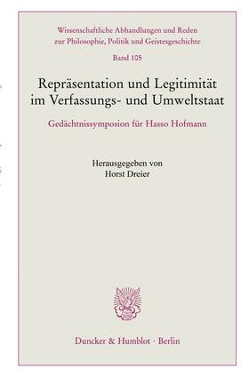 Repräsentation und Legitimität im Verfassungs- und Umweltsta