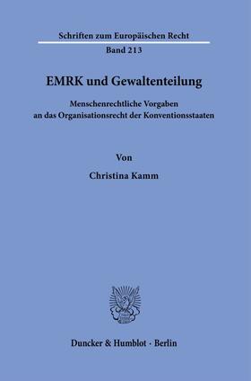 EMRK und Gewaltenteilung.