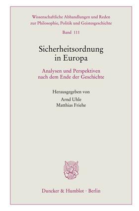 Sicherheitsordnung in Europa