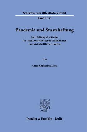 Pandemie und Staatshaftung