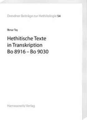 Hethitische Texte in Transkription Bo 8916–Bo 9030