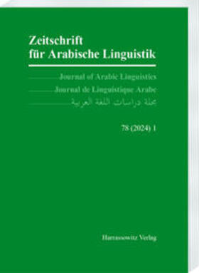 Zeitschrift für Arabische Linguistik 78 (2024) 1
