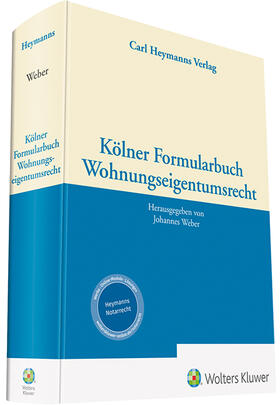 Kölner Formularbuch Wohnungseigentumsrecht