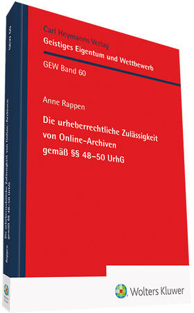 Rappen, A: urheberrechtliche Zulässigkeit Online-Archive