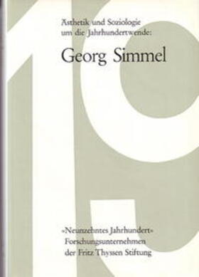 Ästhetik und Soziologie um die Jahrhundertwende: Georg Simmel