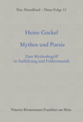 Mythos und Poesie