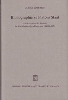 Bibliographie zu Platons Staat