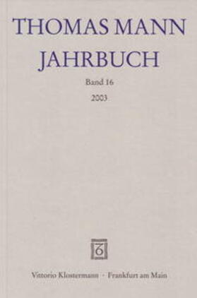 Thomas Mann Jahrbuch