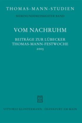 Vom Nachruhm