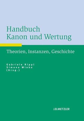 Handbuch Kanon und Wertung