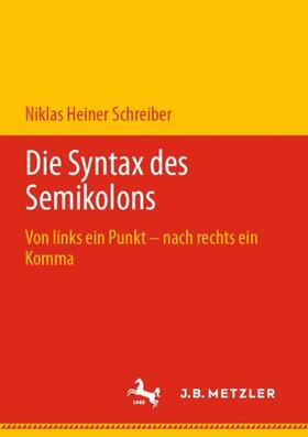 Die Syntax des Semikolons