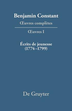 Écrits de jeunesse (1774¿1799)