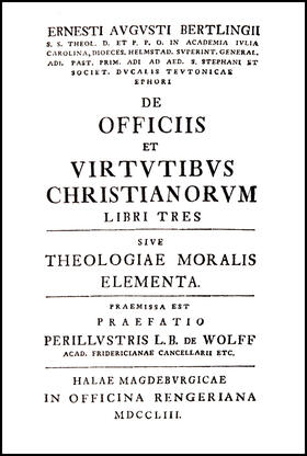 De officiis et virtutibus Christianorum libri tres