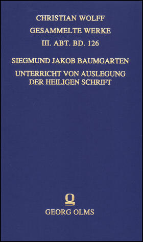 Unterricht von Auslegung der heiligen Schrift