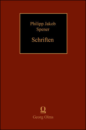 Philipp Jakob Spener: Schriften. Soliloquia et Meditationes Sacrae (1716)