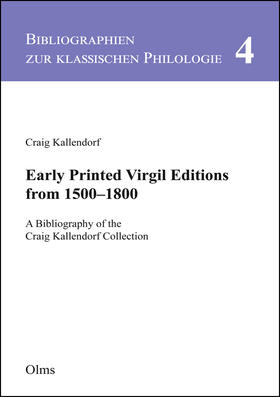 Early Printed Virgil Editions from 1500–1800