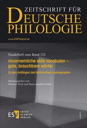 Zeitschrift für Deutsche Philologie