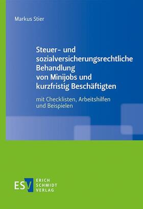 Stier, M: Steuer- und sozialversicherungsrechtliche Behandlu