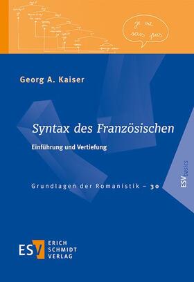 Kaiser, G: Syntax des Französischen