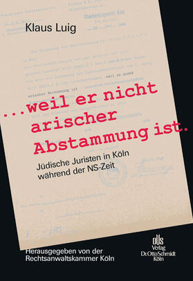 ... weil er nicht arischer Abstammung ist.