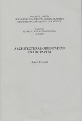 Architectural Orientation in the Papyri