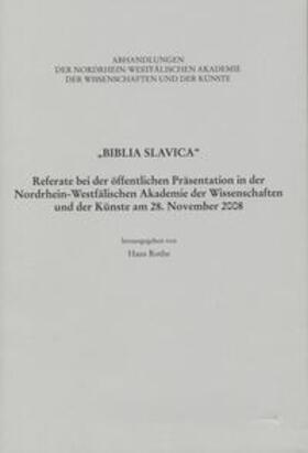 "Biblia Slavica"