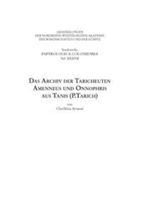 Armoni, C: Archiv der Taricheuten Amenneus und Onnophris aus