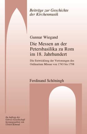 Wiegand, G: Messen an der Petersbasilika zu Rom im 18. Jhd.