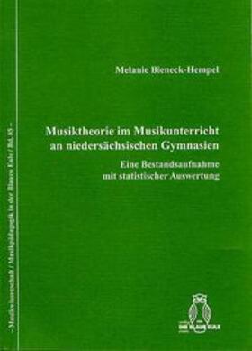 Musiktheorie im Musikunterricht an niedersächsischen Gymnasien