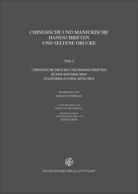 Chinesische und manjurische Handschriften und seltene Drucke