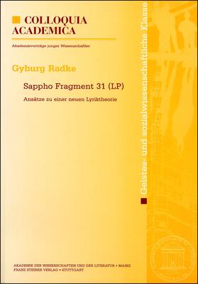 Sappho Fragment 31 (LP)