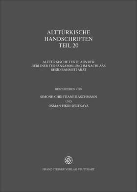 Alttürkische Handschriften 20