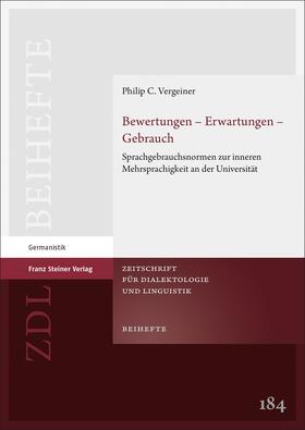 Vergeiner, P: Bewertungen - Erwartungen - Gebrauch