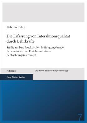 Schulze, P: Erfassung von Interaktionsqualität durch Lehrkrä