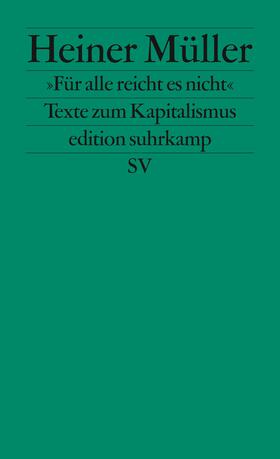 »Für alle reicht es nicht«