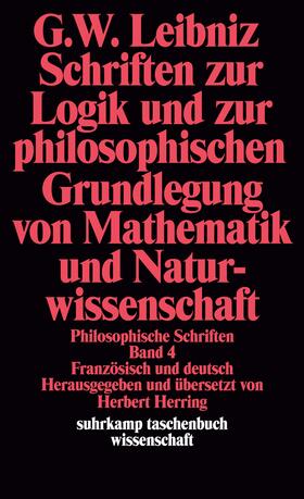 Leibniz, G: Schriften zur Logik