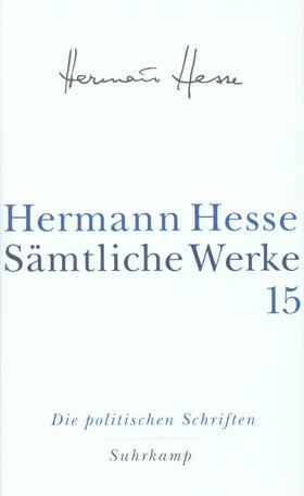 Hesse: Sämtl. Werke 15