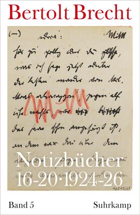 Brecht, B: Notizbücher 16-20