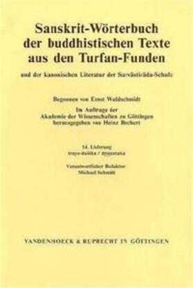 Sanskrit-Wörterbuch der buddhistischen Texte aus den Turfan-